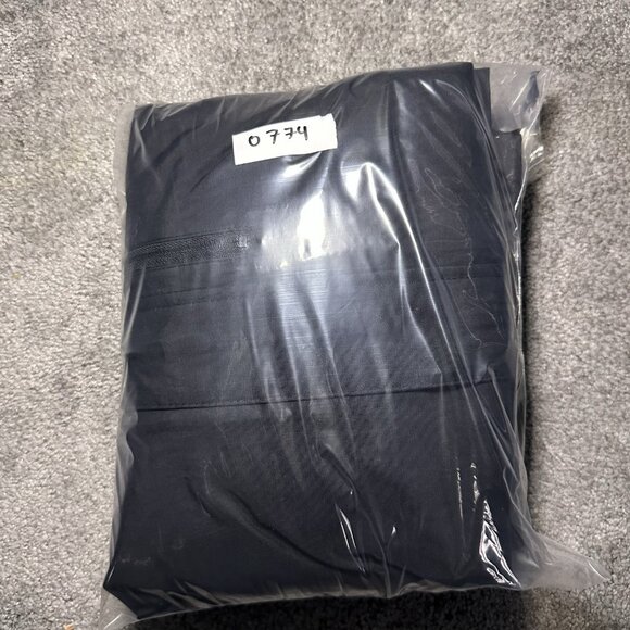 Dominos Gear Jacket Mens Size Large Black Rain Jacket Windbreaker Hooded Zip - Picture 14 of 14